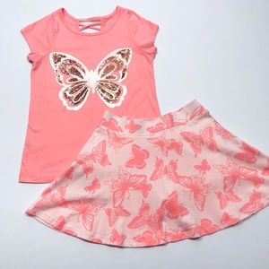 The Children’s Place Butterfly 2 Piece Set (M) 7/8